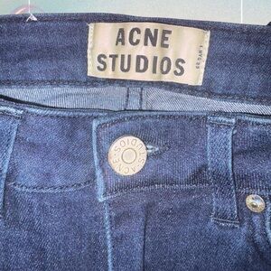 acne studios classic tumblr ‘skin 5 soft rinse’ high waist skinny jeans, sz 26/2